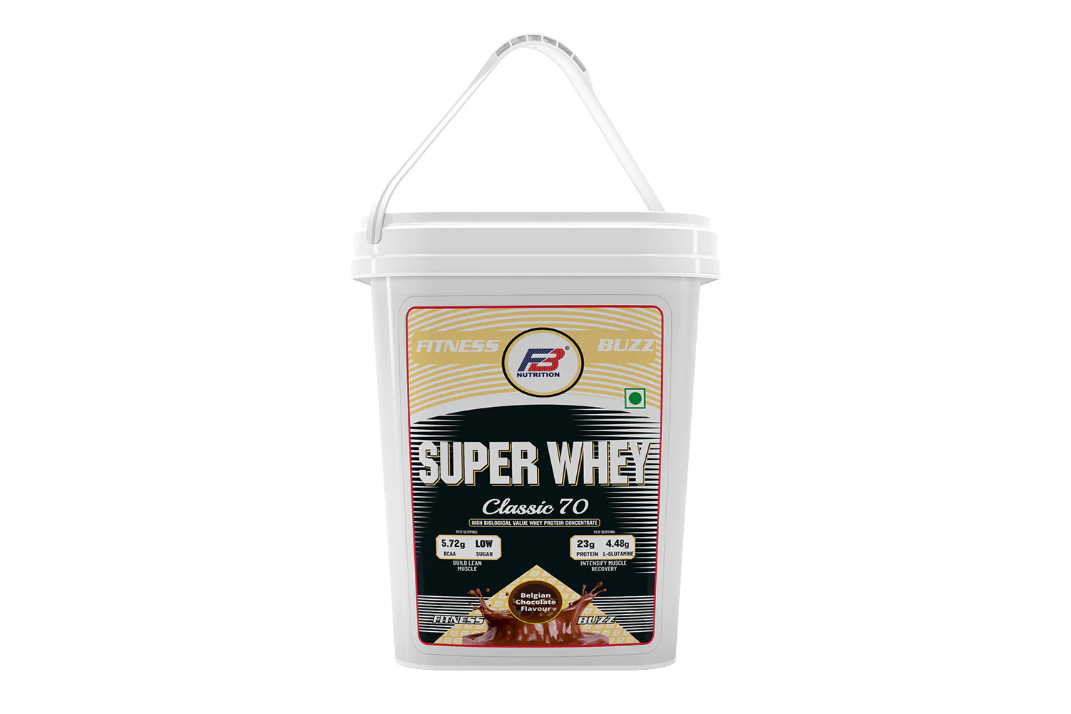 FB Nutrition Super Whey Protein,  Abundant in digestible whey protein & Lysine, good for lean muscle growth,
