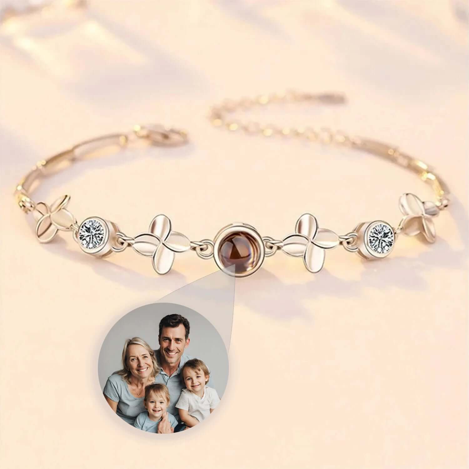 Leaf Photo Projection Bracelet