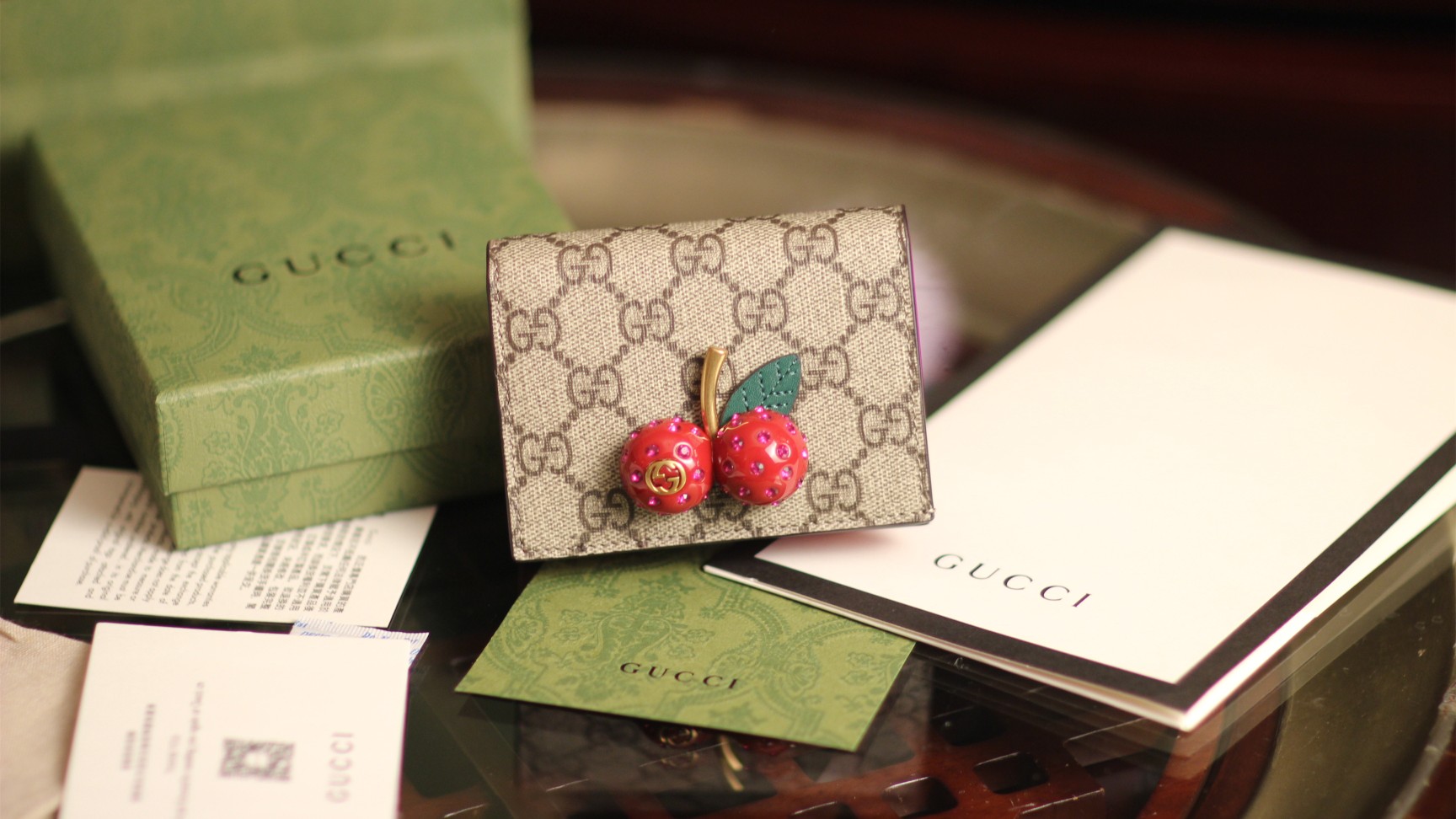 Gucci Cherry wallet