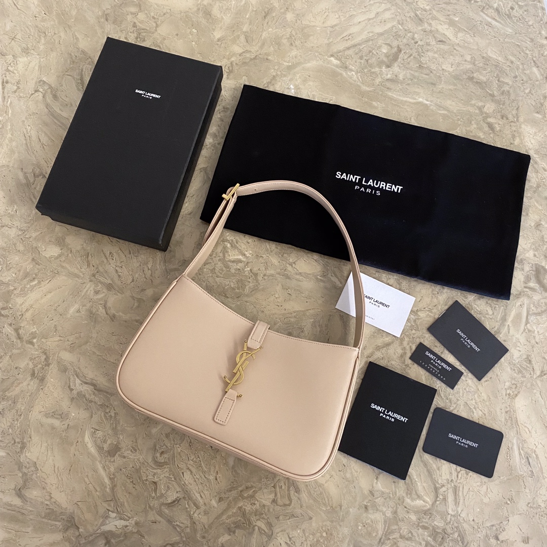 LE 5 À 7 HOBO BAG IN CROCODILE-EMBOSSED SHINY LEATHER