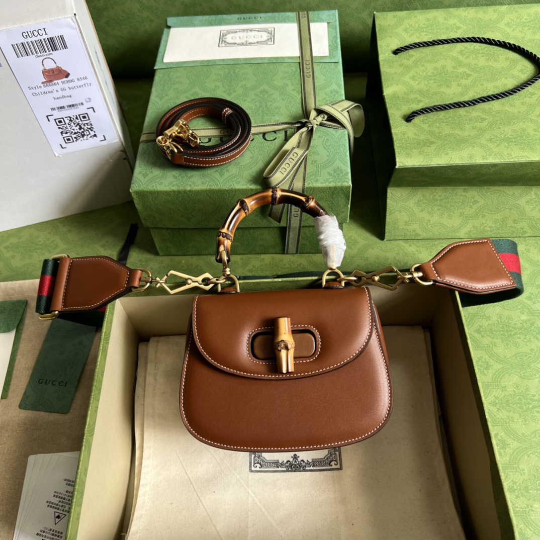 Gucci Bamboo 1947 mini top handle bag