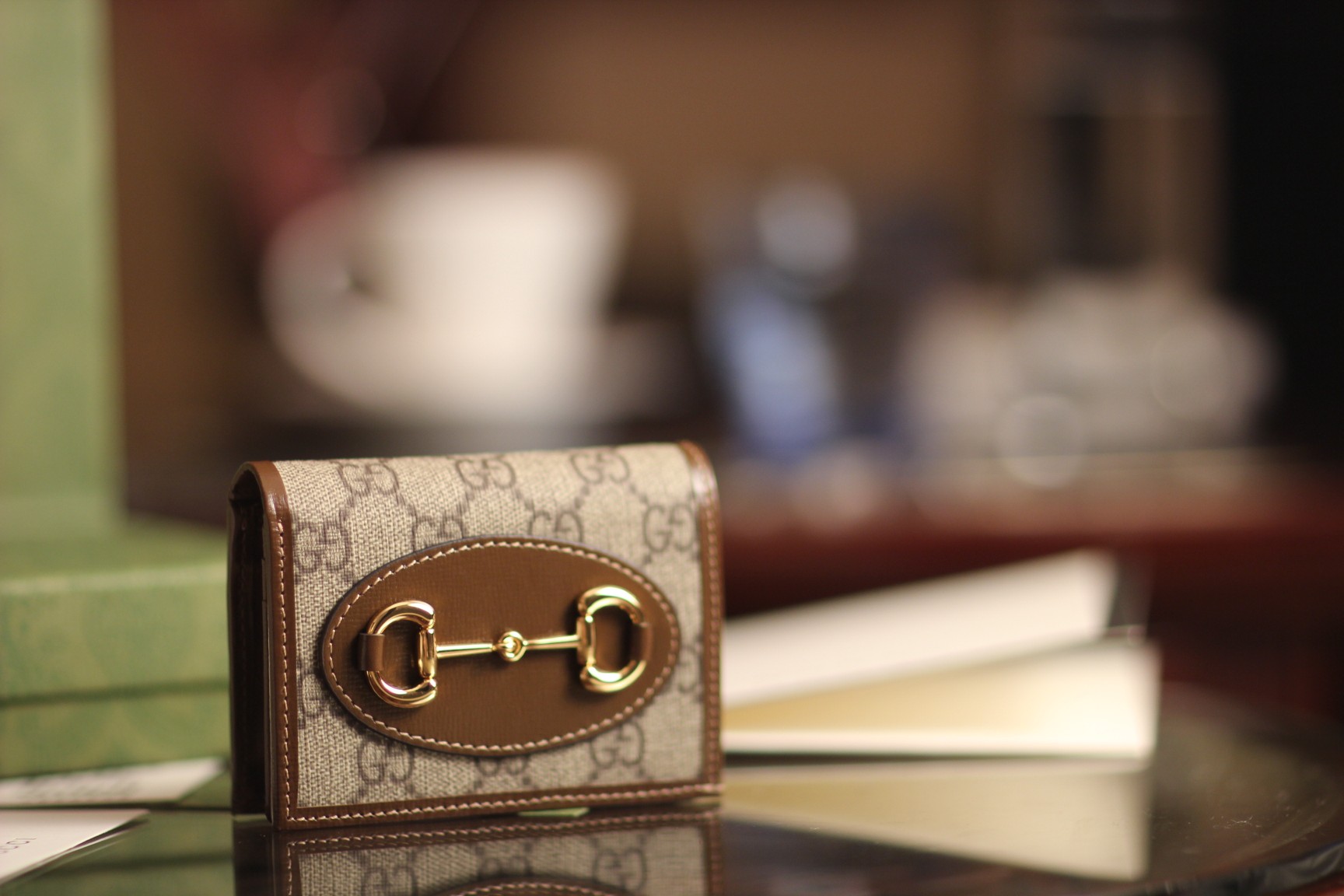 Gucci Horsebit 1955 card case wallet