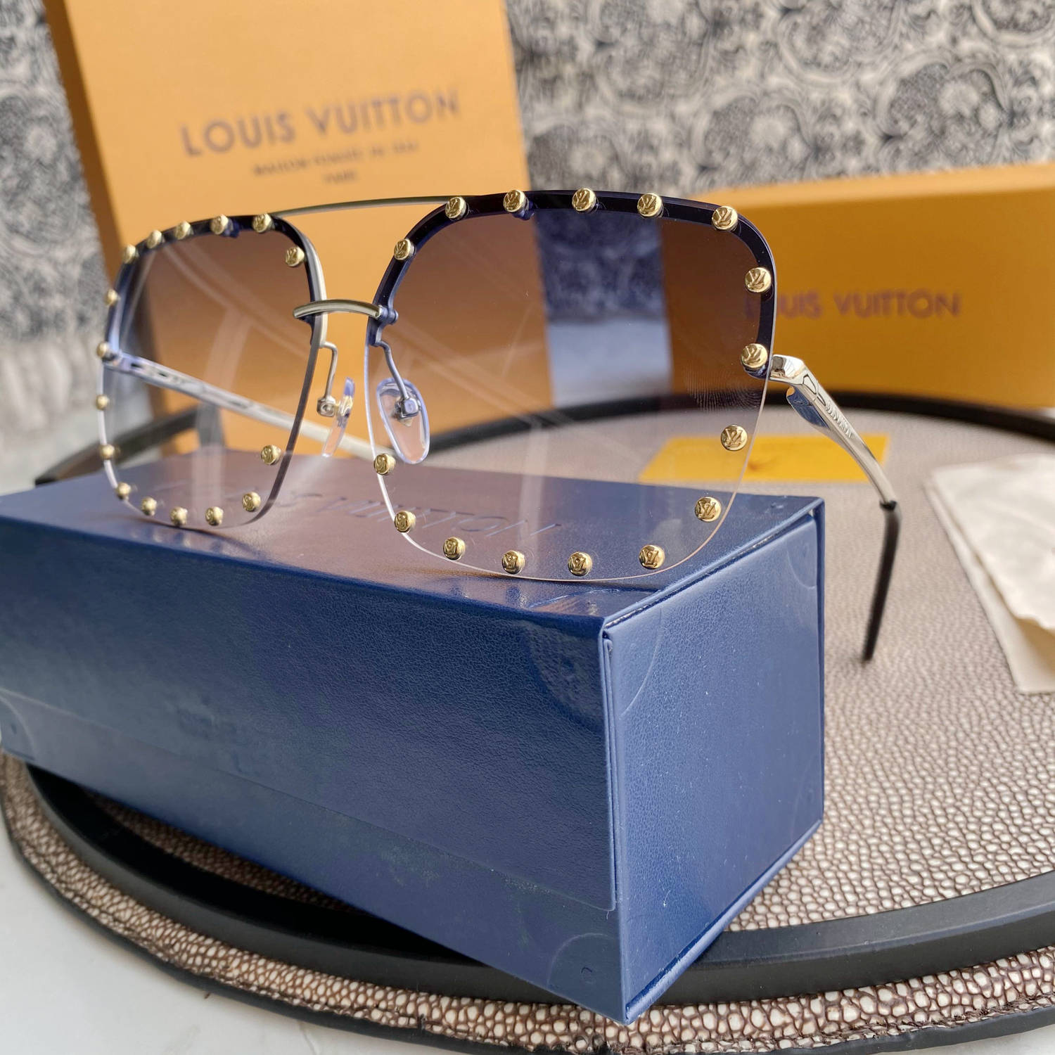 New Diamond Inlaid Women’s Flat Mirror Anti Blue Mirror Computer Goggle Play Phone Eye Protection