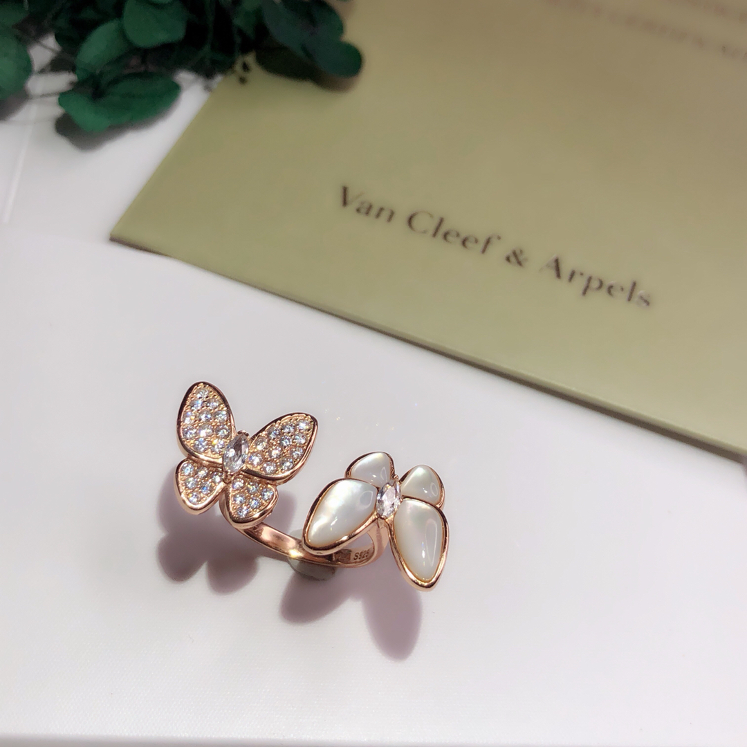 Van Cleef & Arpels Two Butterfly Ring