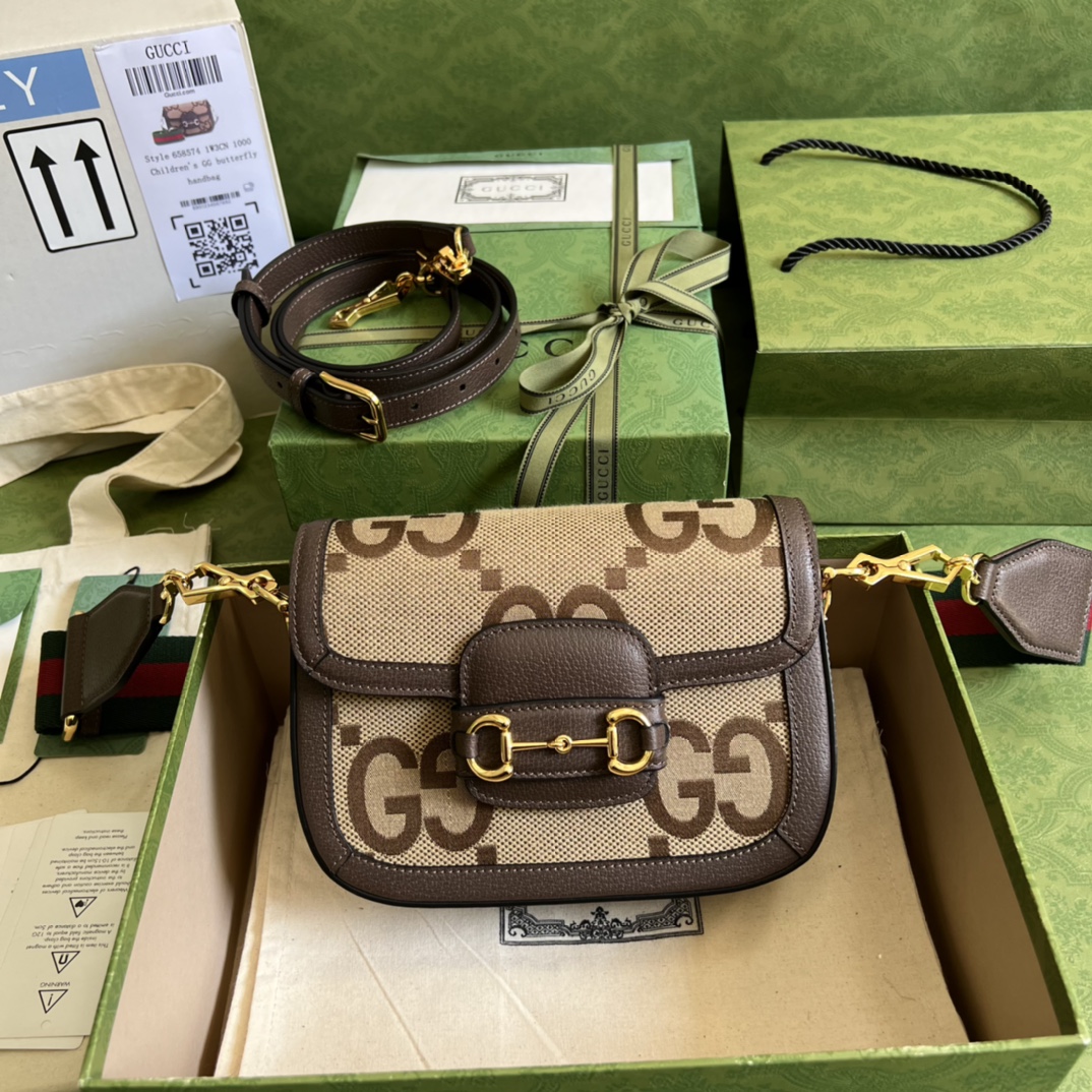 Gucci Horsebit 1955 jumbo GG mini bag
