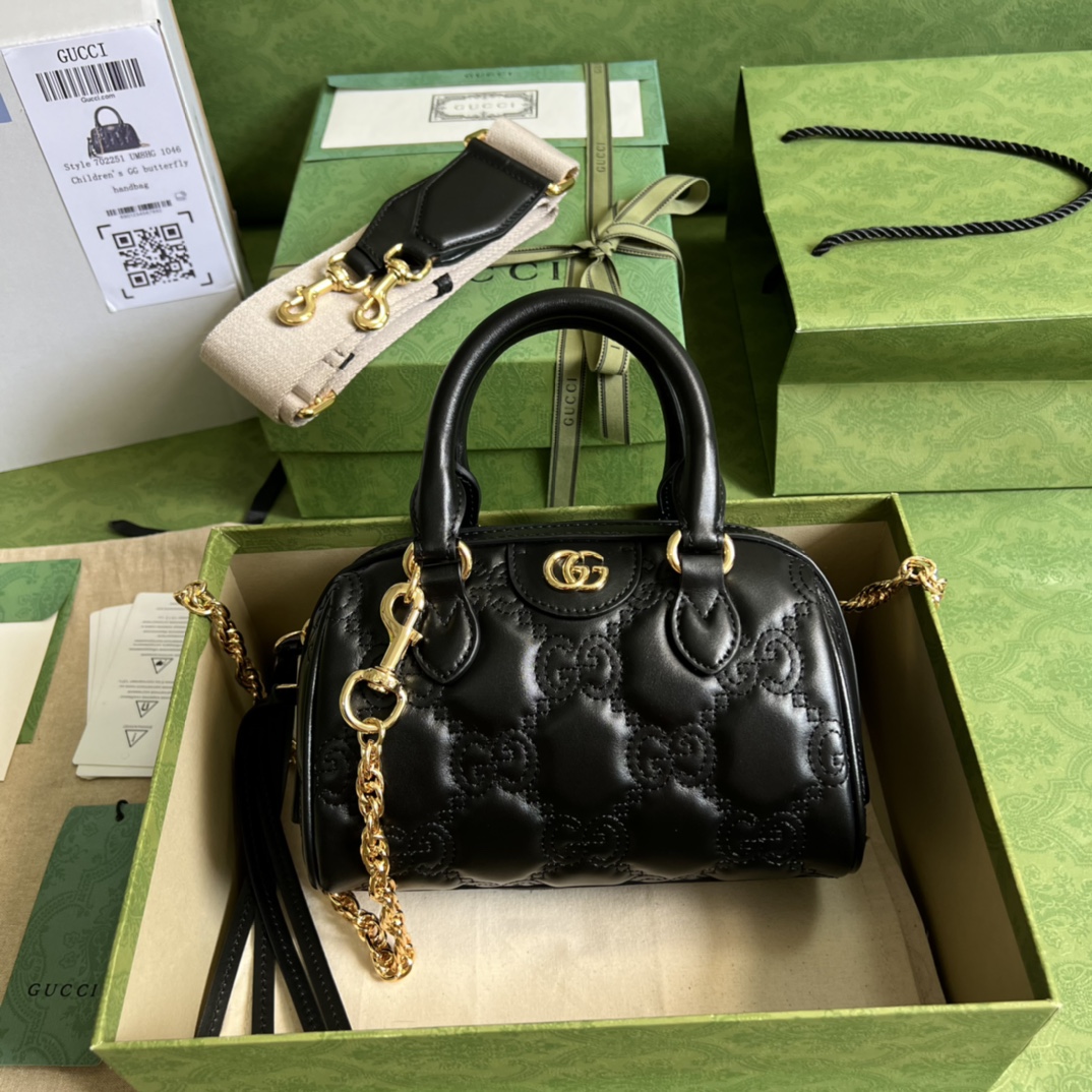 GG Matelassé leather mini bag