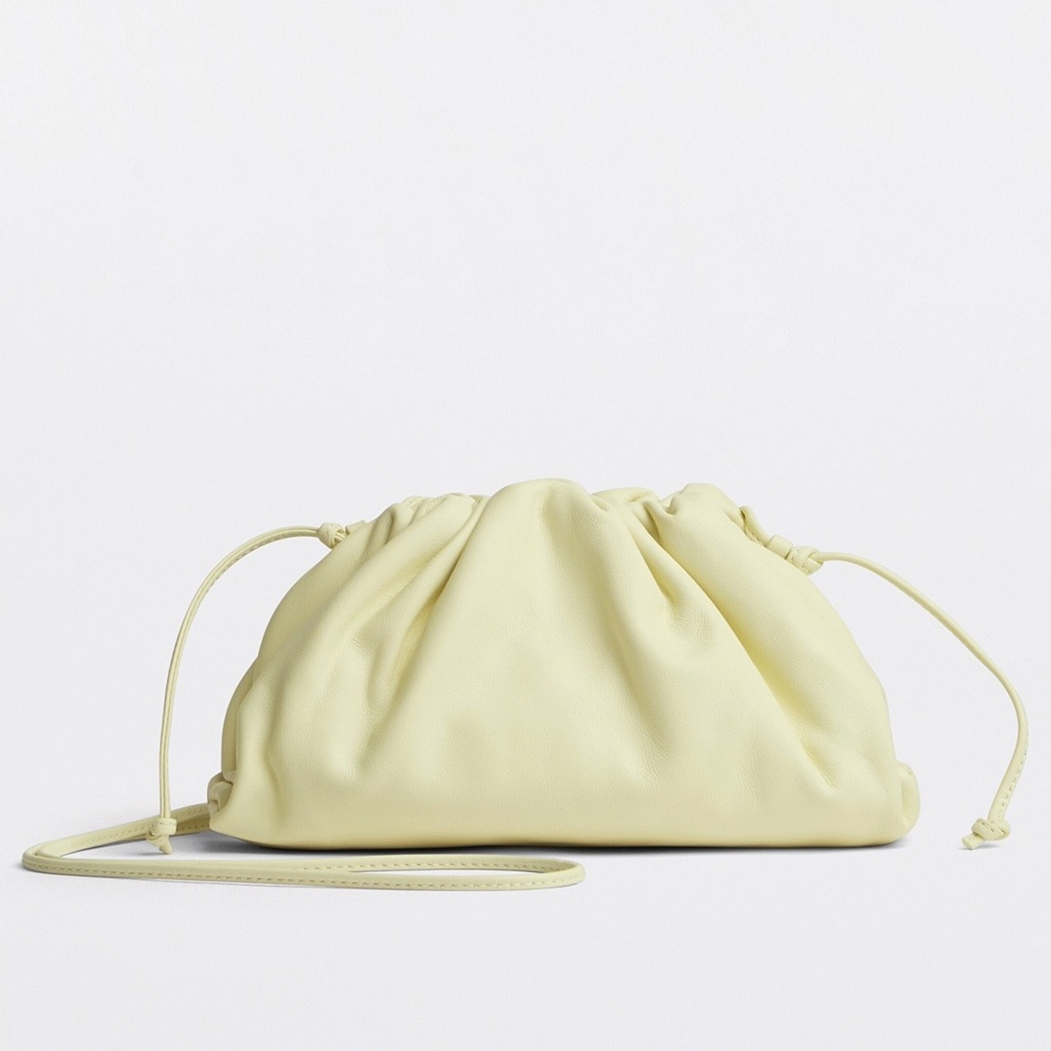 Fake Bottega Veneta Mini Pouch with Strap Zest Washed