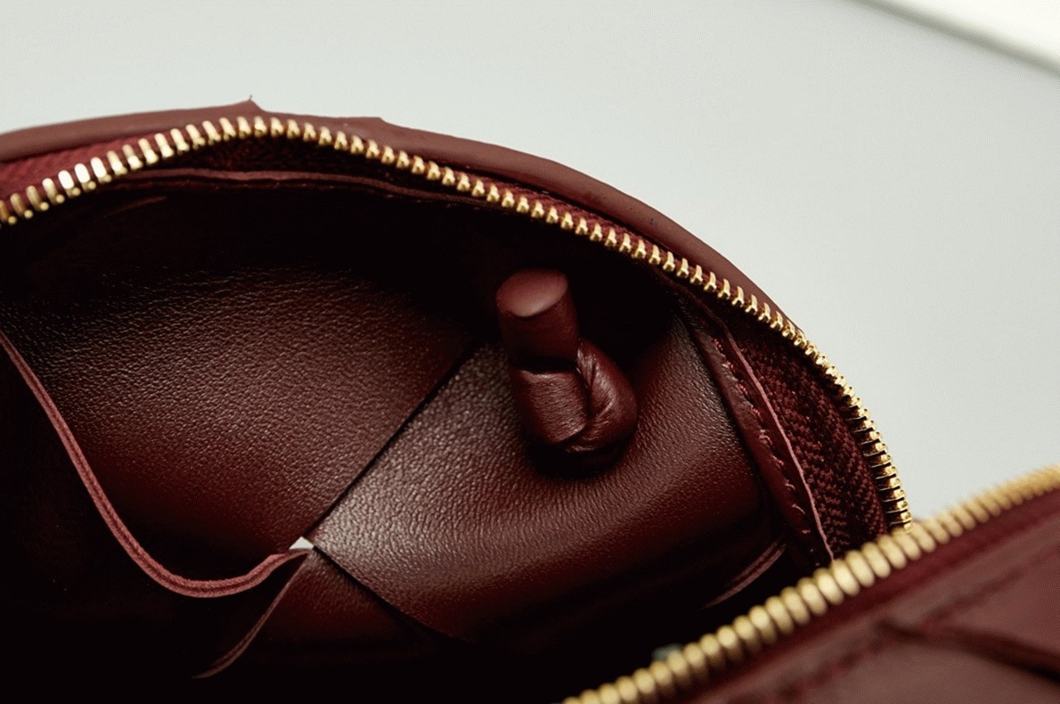 Fake Bottega Veneta Mini Cassette Camera Bag Bordeaux
