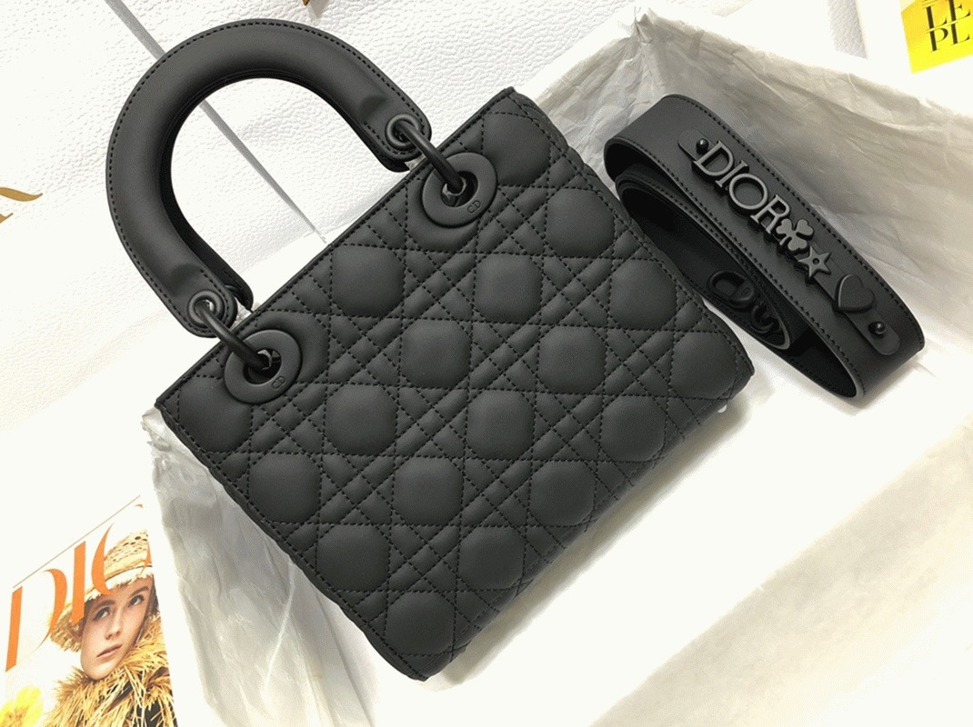 Dior Small Lady Dior My ABCDior Bag Fake in Black