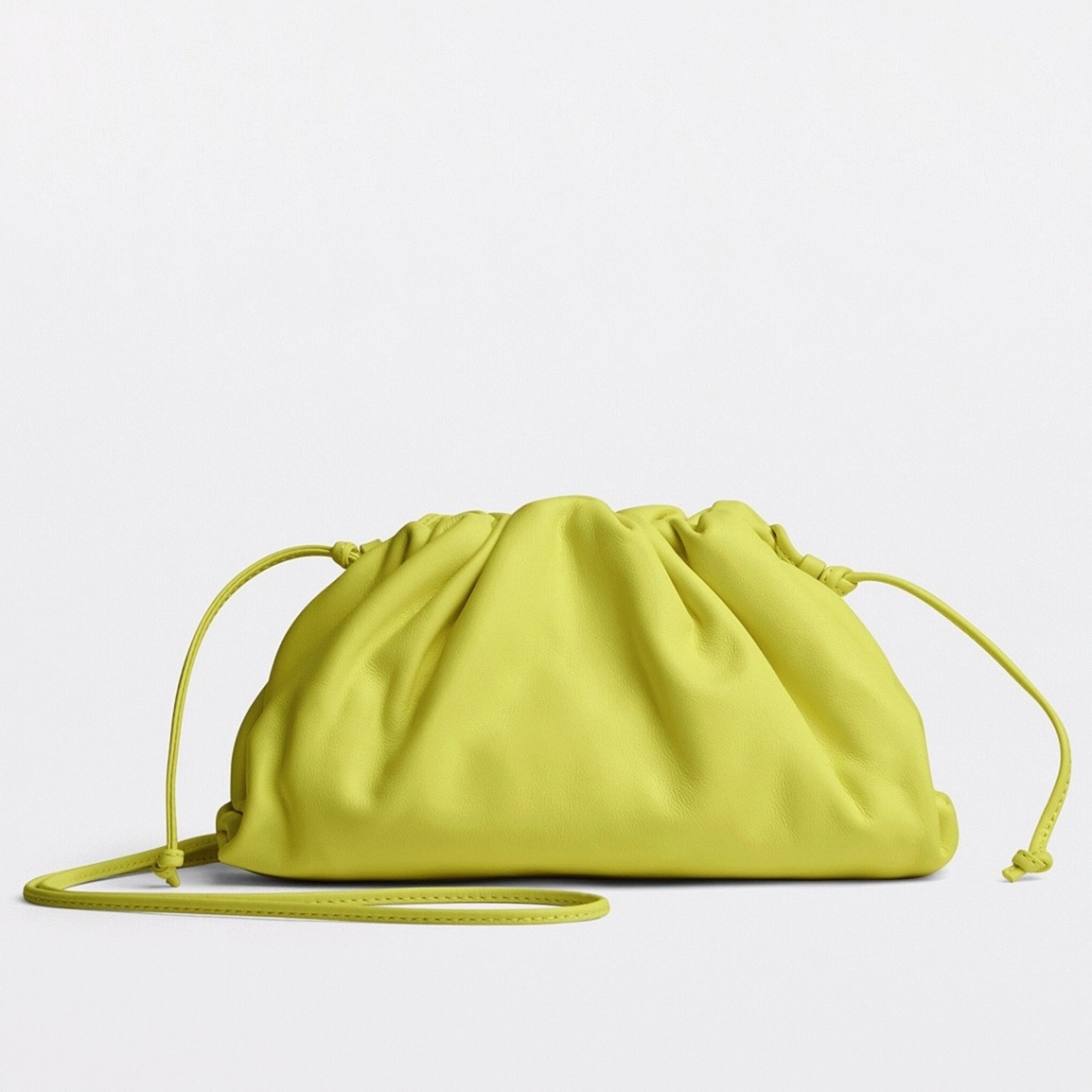 Replica Bottega Veneta Mini Pouch with Strap Kiwi