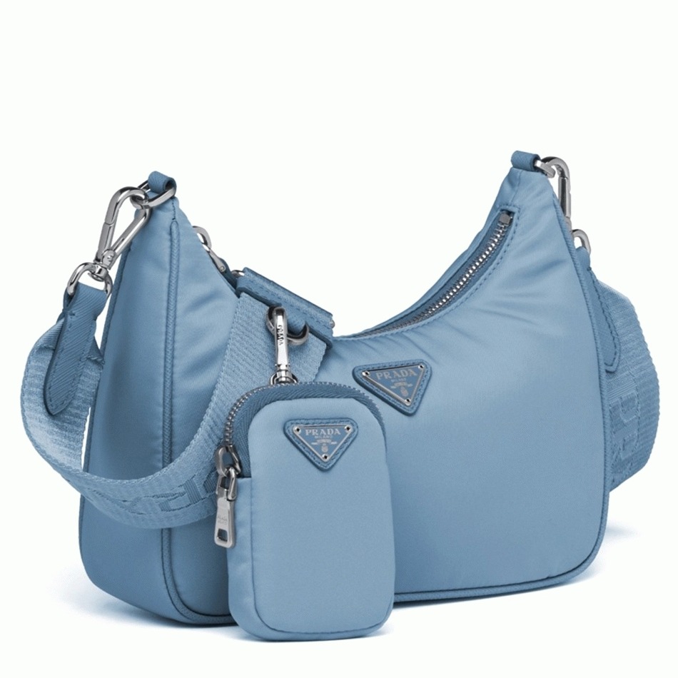 Prada Re-Edition Shoulder Bag Replica in Blue