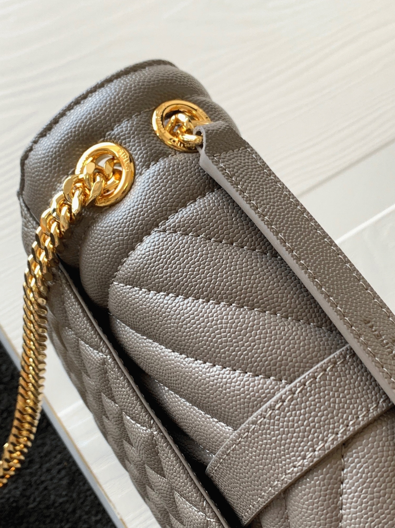 Fake Saint Laurent Envelope Medium Bag Grey