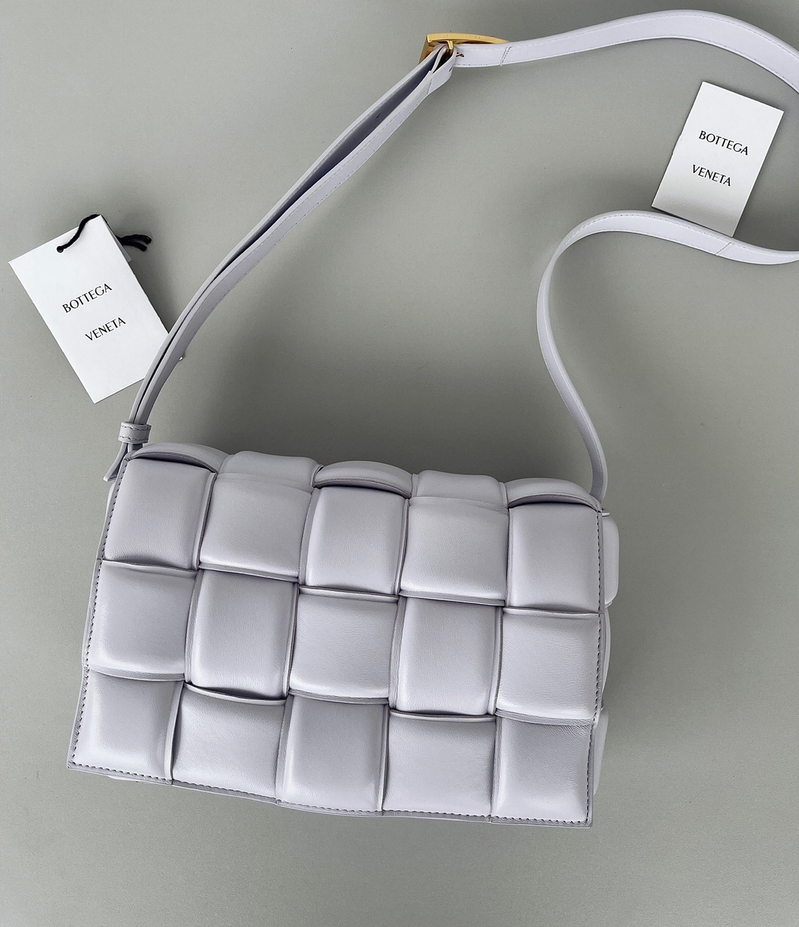 Top Quality Knockoff Bottega Veneta Padded Cassette Bag In Lilas