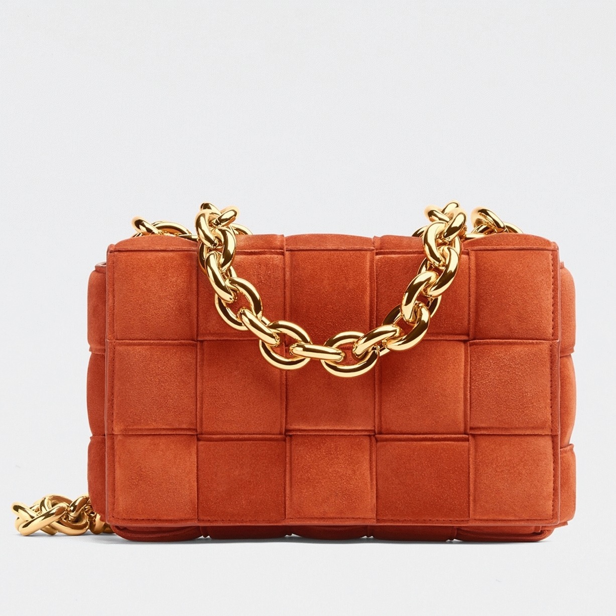 Top Quality Faux Bottega Veneta Chain Cassette Bag In Maple
