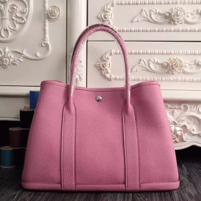 Pink Replica Hermes Garden Party 30cm Chic Tote
