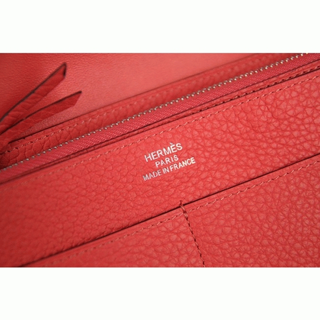 Rose lipstick copy Hermes Dogon combine wallet