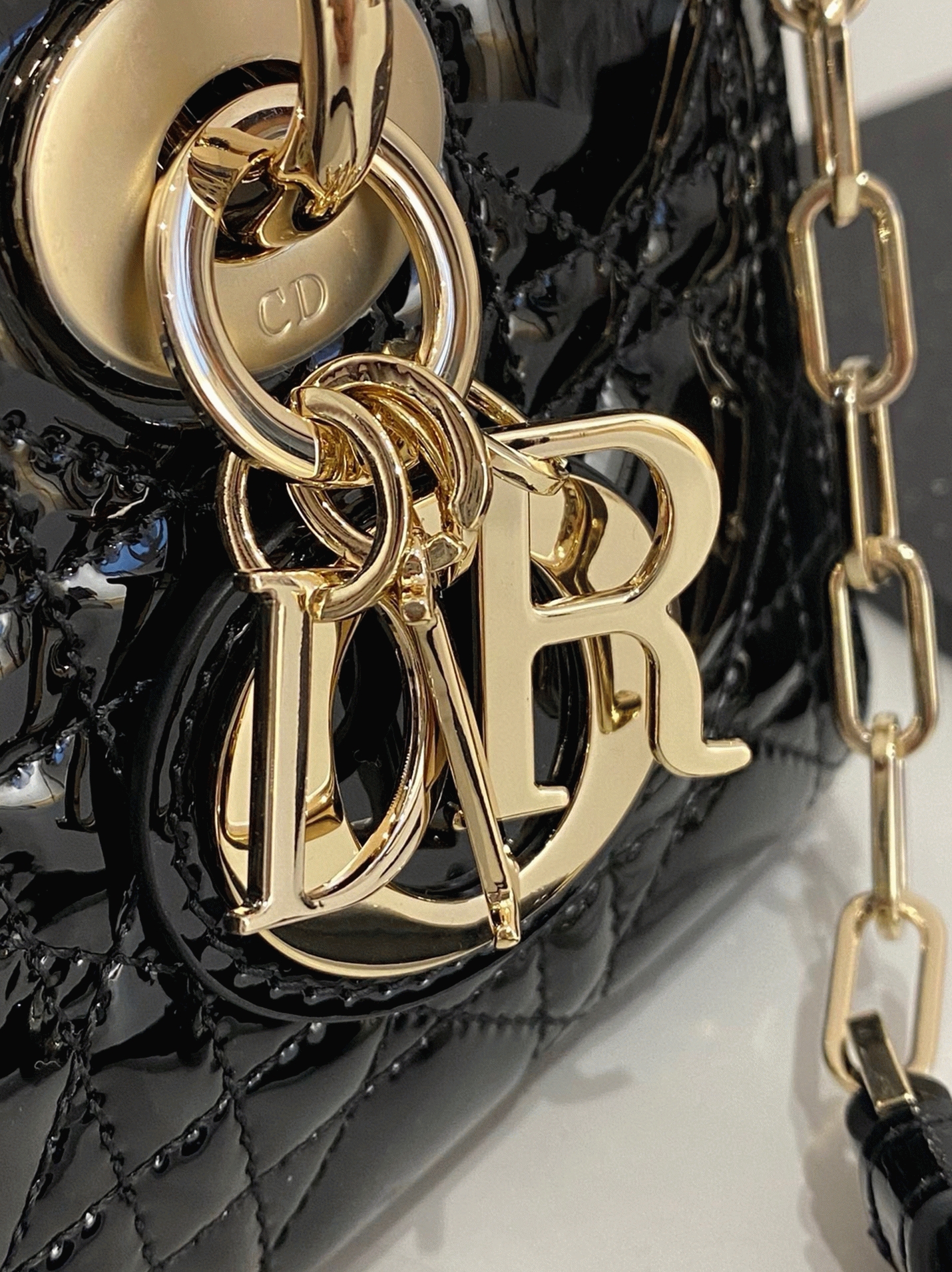 Dior Lady D-Joy Small Bag Fake in Black