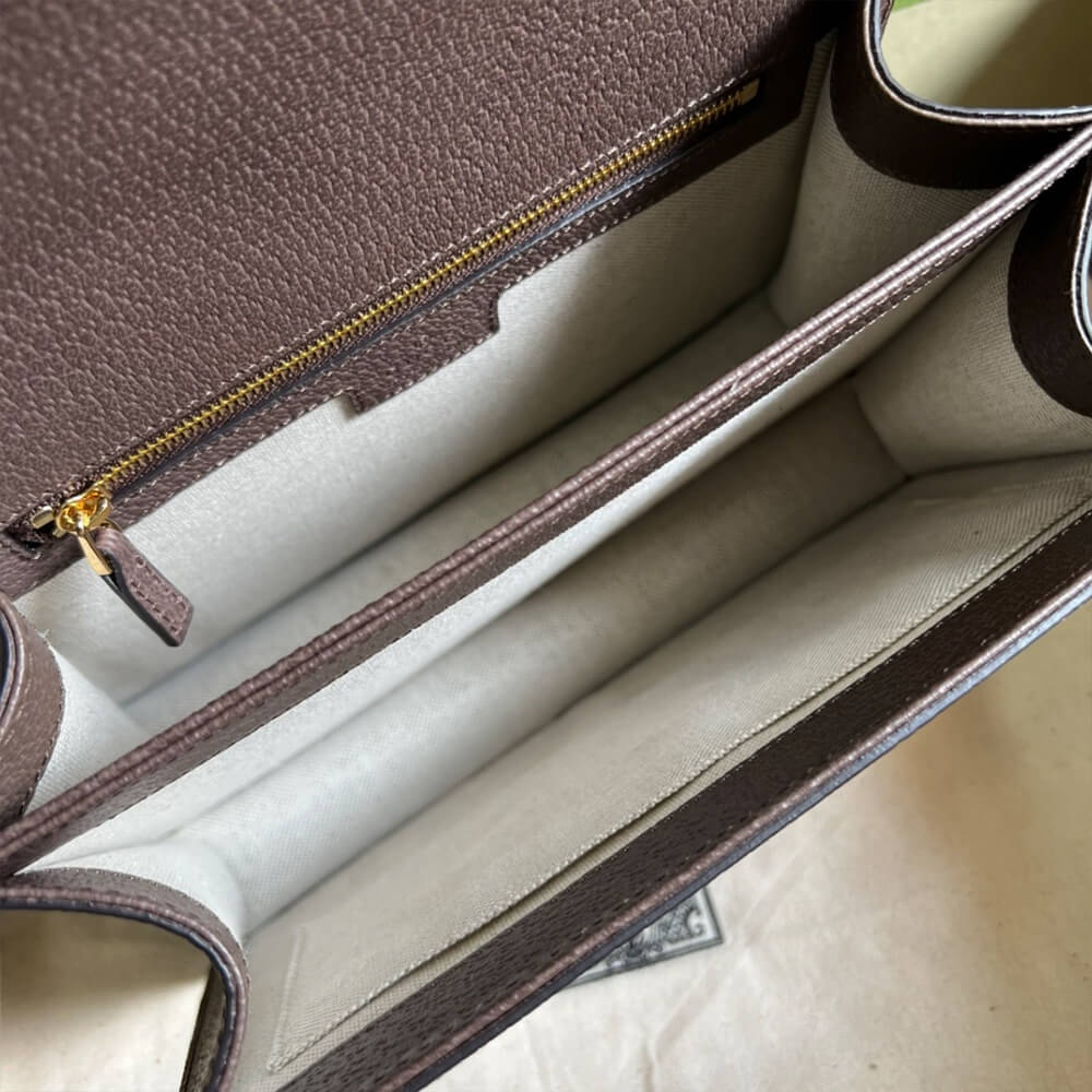 GUCCI BAMBOO 1947 JUMBO GG SMALL TOP HANDLE BAG