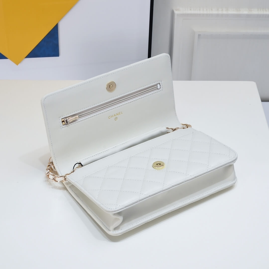Chanel classic chain wallet