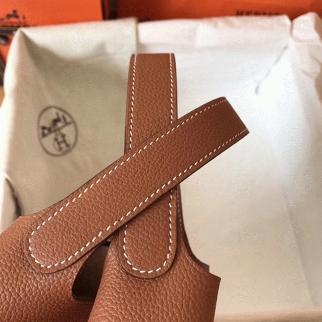Gold imitation Hermes Picotin Lock 18cm handbag