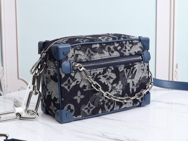 Louis Vuitton Monogram Tapestry Canvas Mini Soft Trunk Bag
