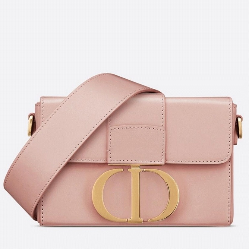 Dior 30 Montaigne Box Bag Fake in Powder Box Calfskin