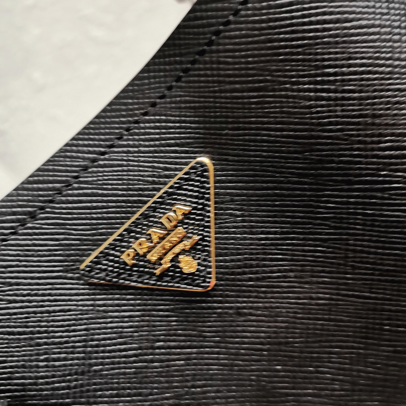 Black Prada Medium Panier Bag Replica