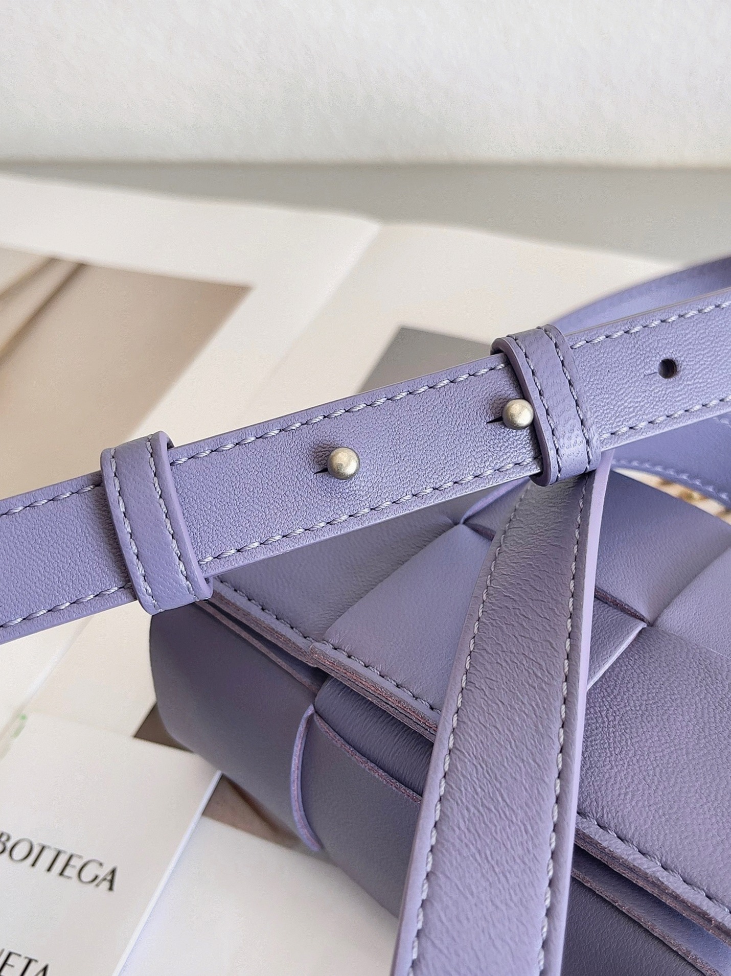 Top Quality Knockoff Bottega Veneta Candy Cassette Bag In Wisteria