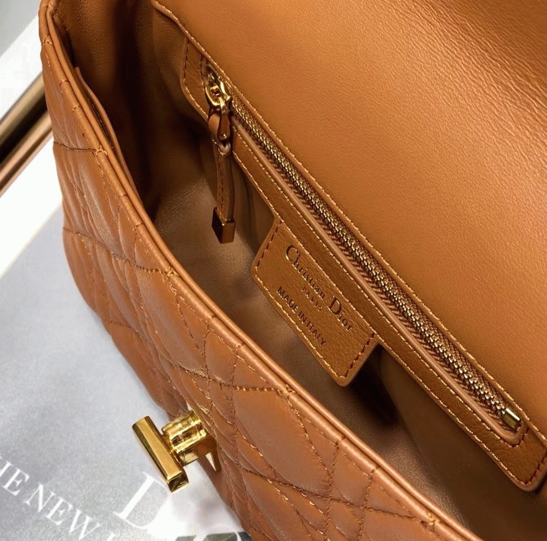 Dior Caro Small Bag Knockoff in Brown