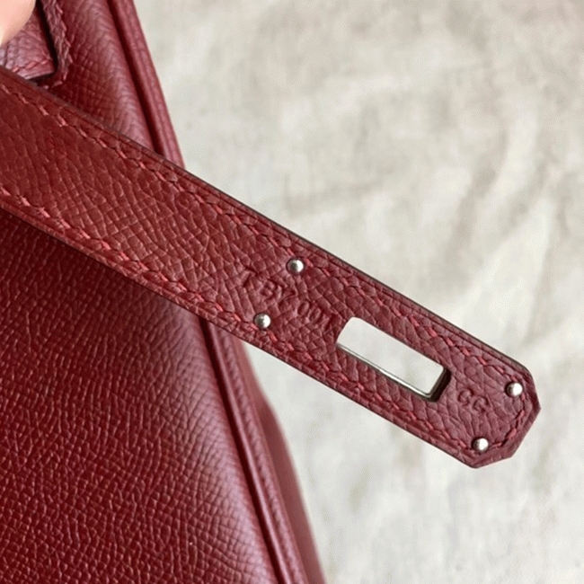 Bordeaux Hermes Birkin 35cm Replica Designer-Inspired Bag