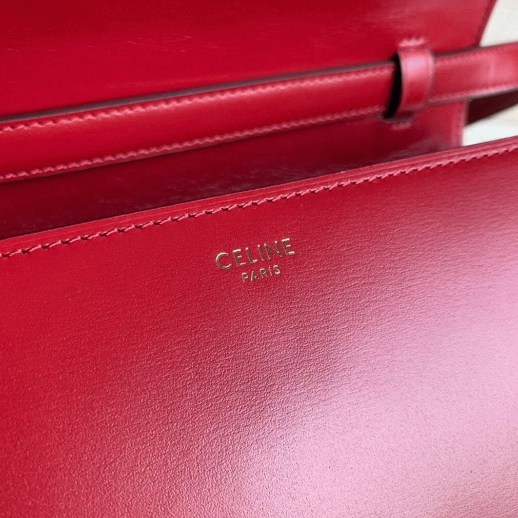 Top Quality Fake Celine Classic Box Medium Bag In Red