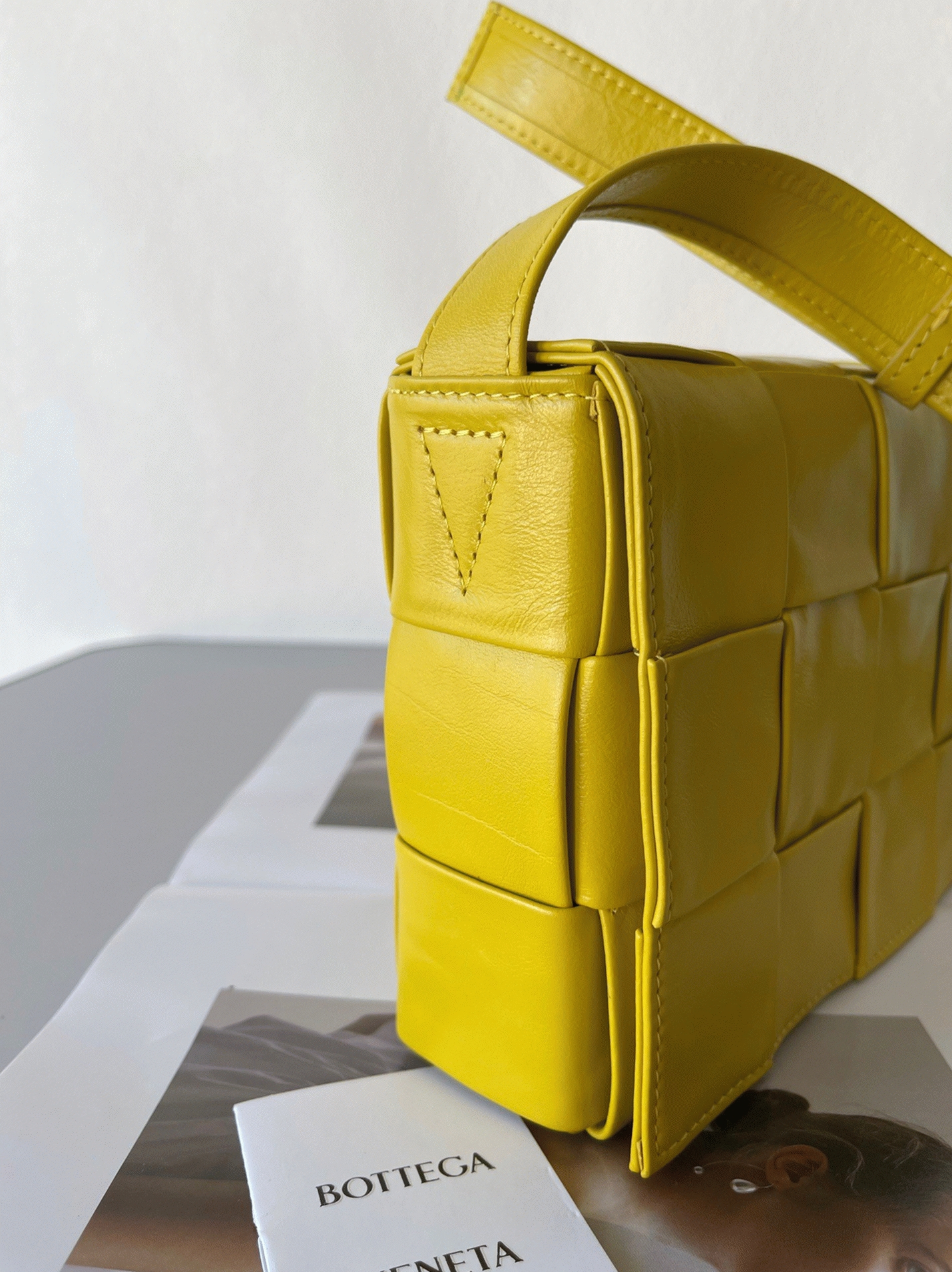 Top Quality Fake Bottega Veneta Cassette Bag In Yellow