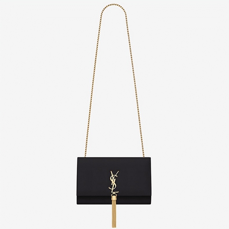 Fake Saint Laurent Kate Small Chain Bag Black