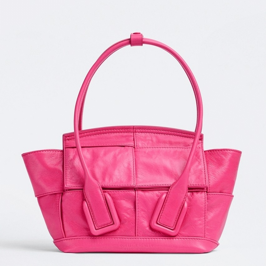 Top Quality Knockoff Previous Previous Bottega Veneta Arco Mini Bag In Pink