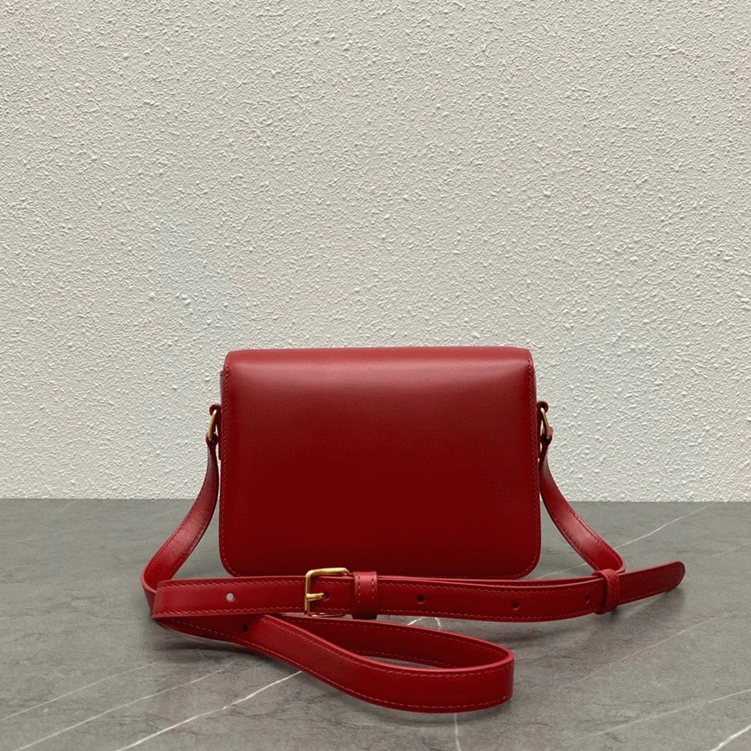Top Quality Knockoff Celine Triomphe Teen Bag In Red