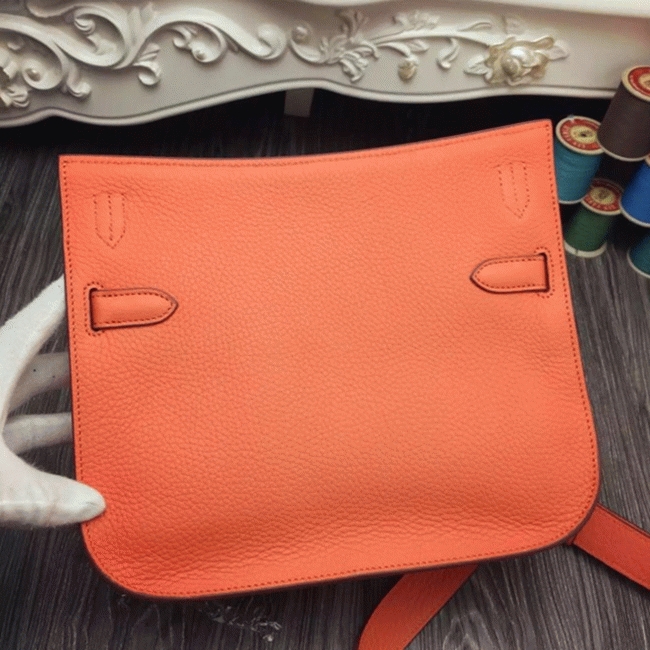 Orange replica Hermes Jypsiere 34cm handbag