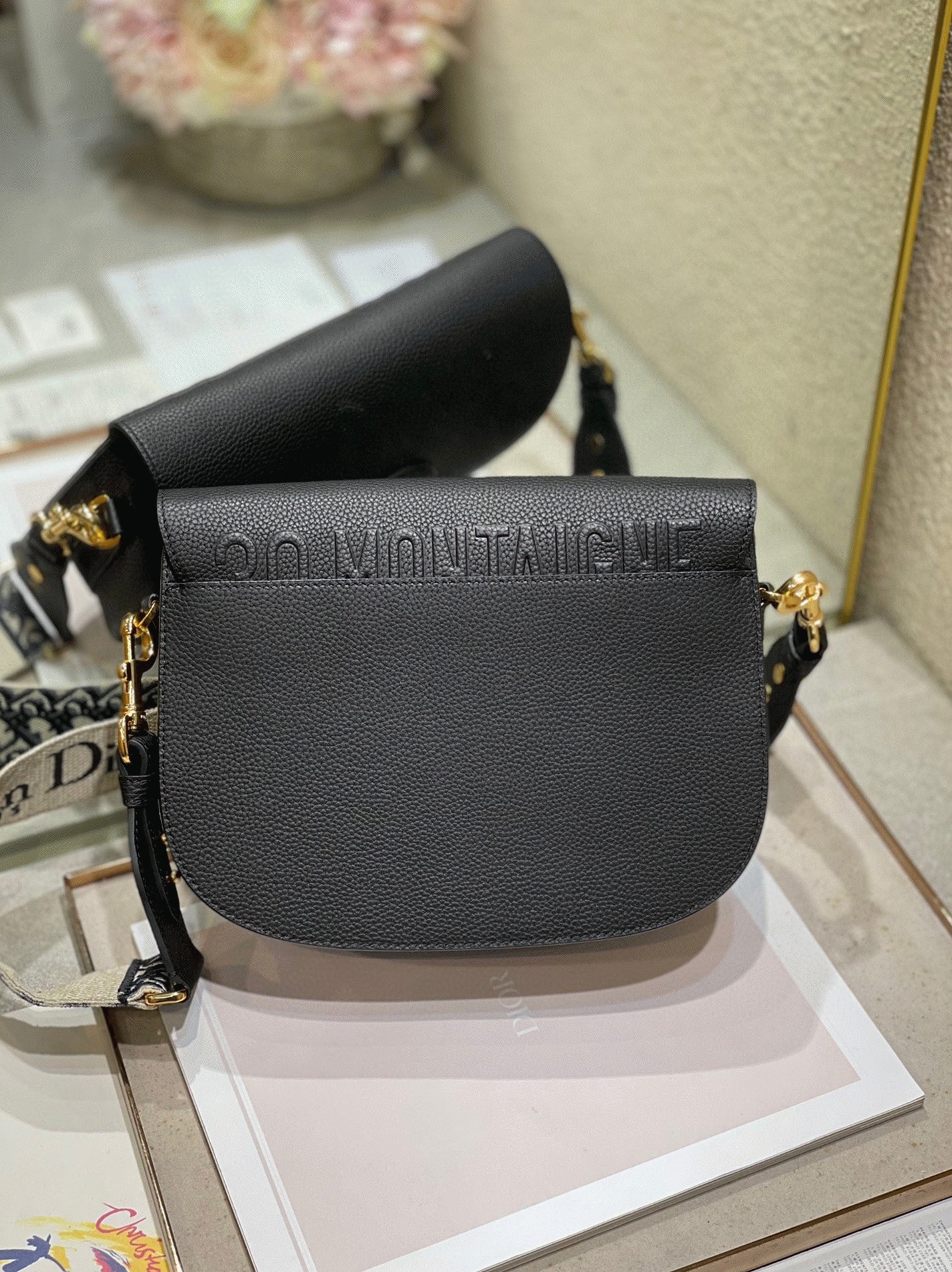 Dior Bobby Large Bag Imitation in Black