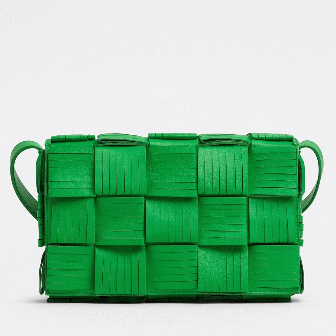 Top Quality Knockoff Bottega Veneta Cassette Fringed Bag In Parakeet