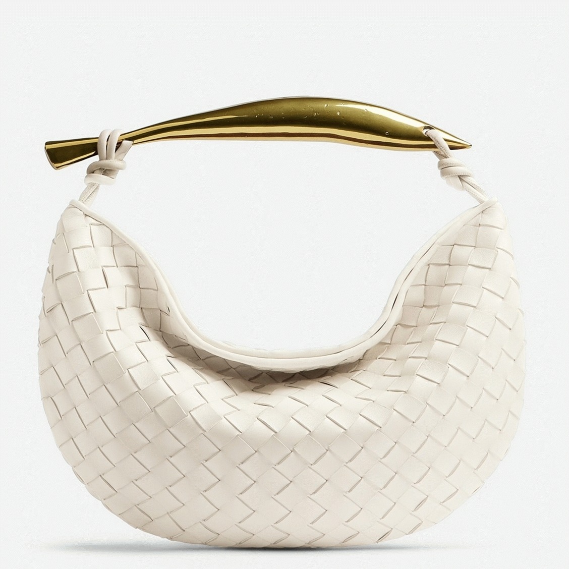 Replica Bottega Veneta Sardine Small Bag White