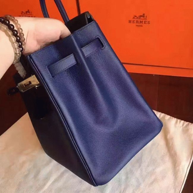 Sapphire Hermes Birkin 30cm Replica Copy Handbag