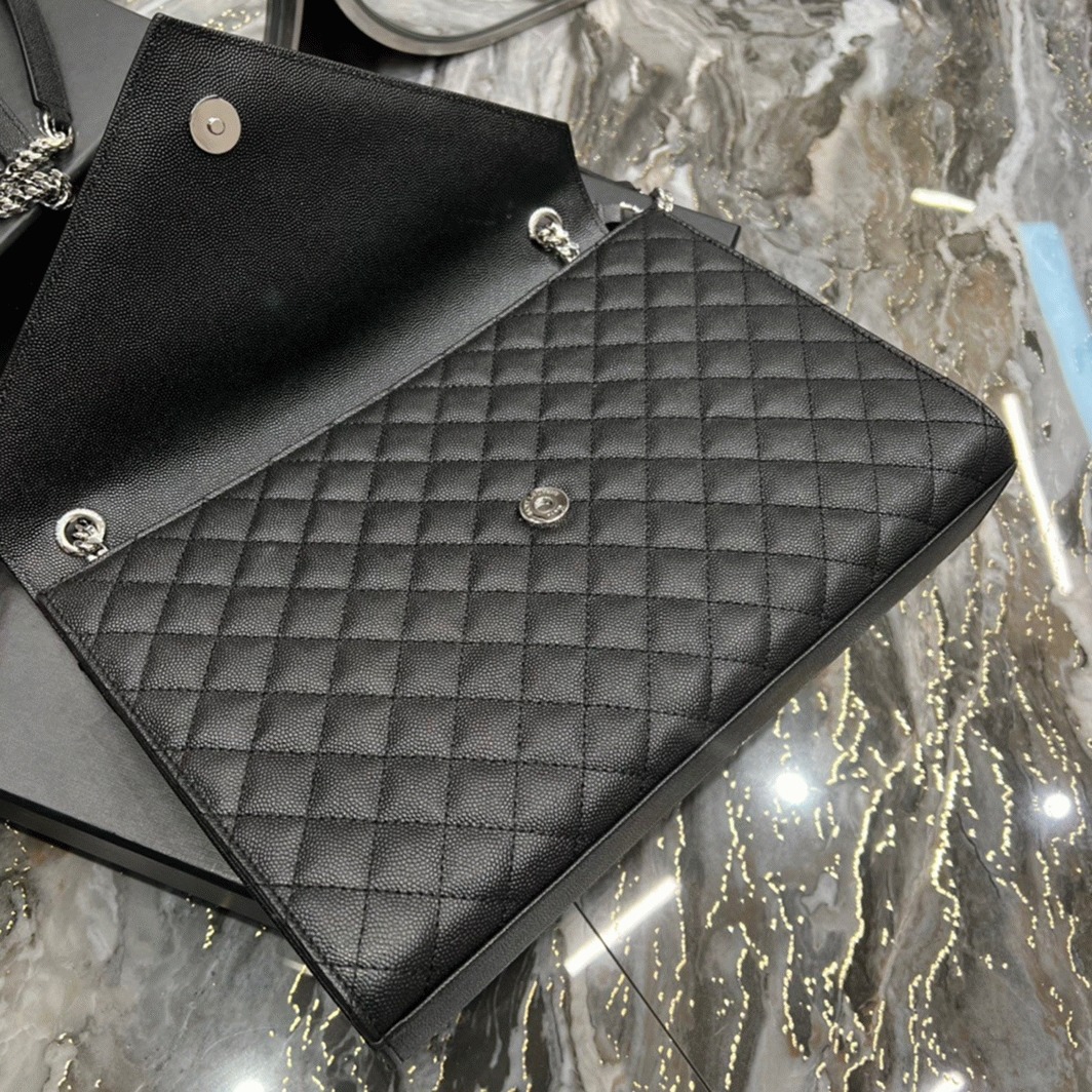 Replica Saint Laurent Envelope Large Bag Noir