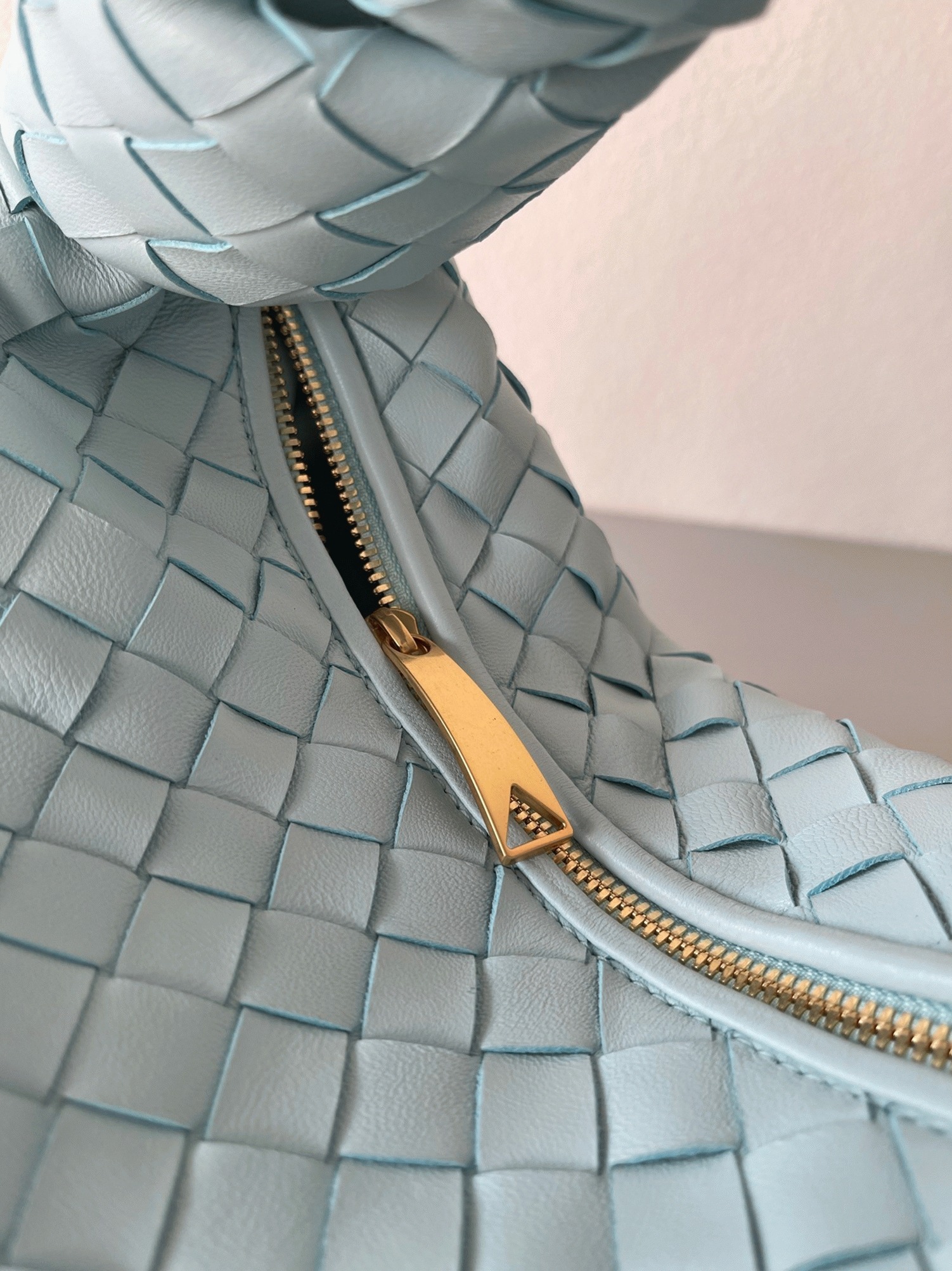 Fake Bottega Veneta BV Jodie Teen Bag Teal Washed