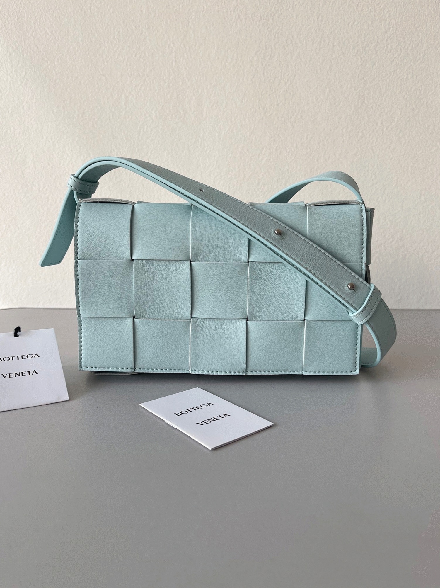 Top Quality Fake Bottega Veneta Cassett Bag In Teal Washed