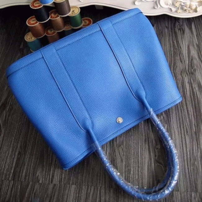 Blue Top Replica Hermes Garden Party 36cm Canvas Handbag