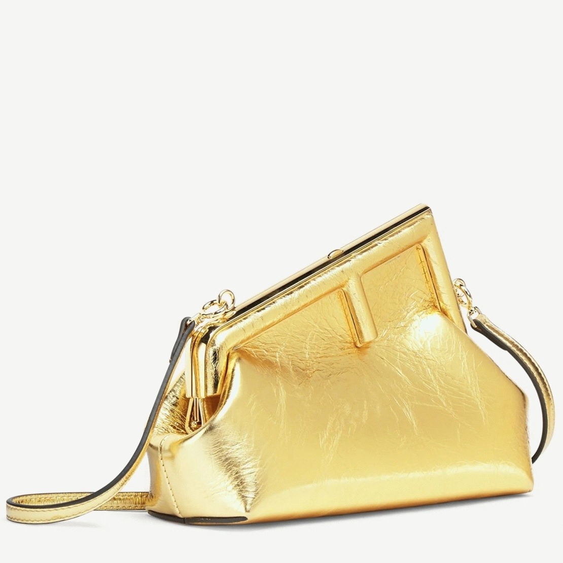 Top Quality Replica Fendi First Small Bag In Gold