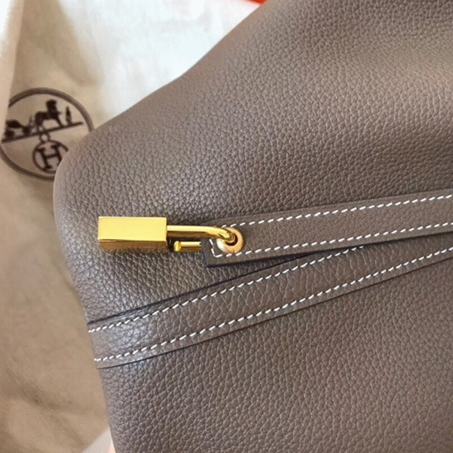 Taupe best replica Hermes Picotin Lock 22cm handbag