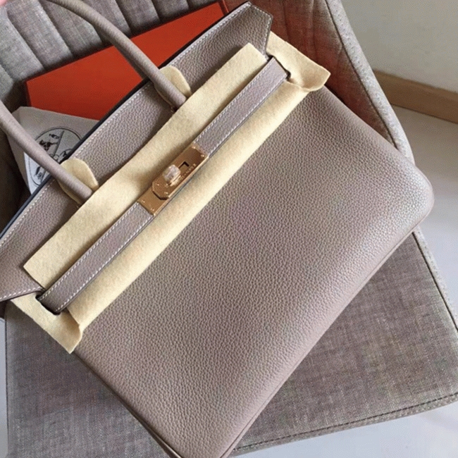 Grey Shade Hermes Birkin 35CM Authentic-Look Replica
