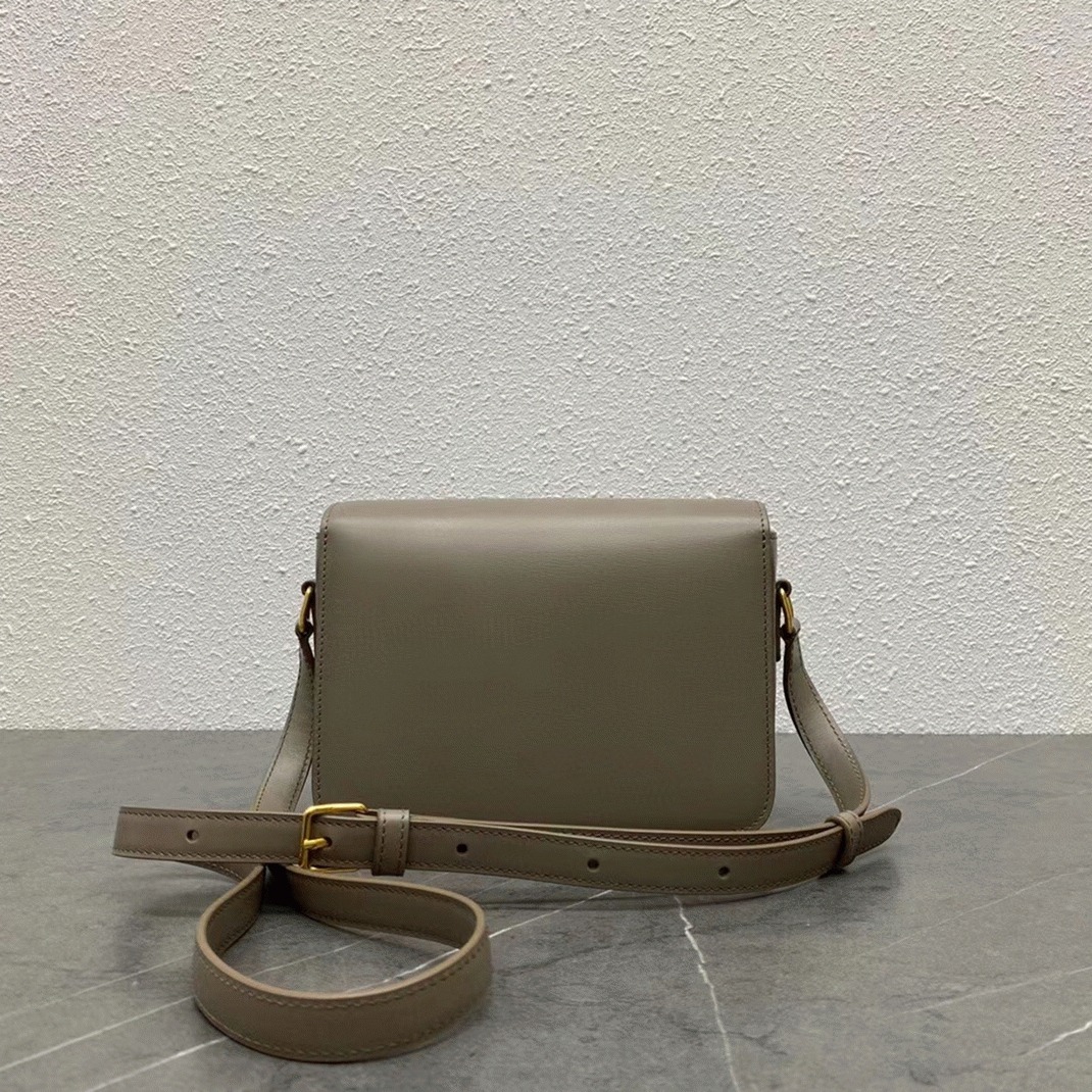 Top Quality Fake Celine Triomphe Teen Bag In Grey