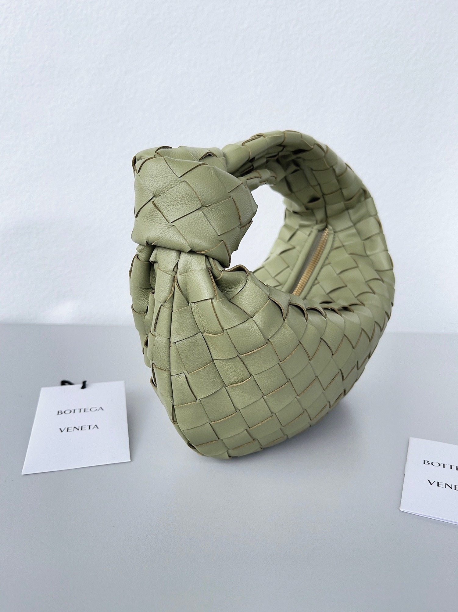 Faux Bottega Veneta BV Jodie Mini Bag Raintree