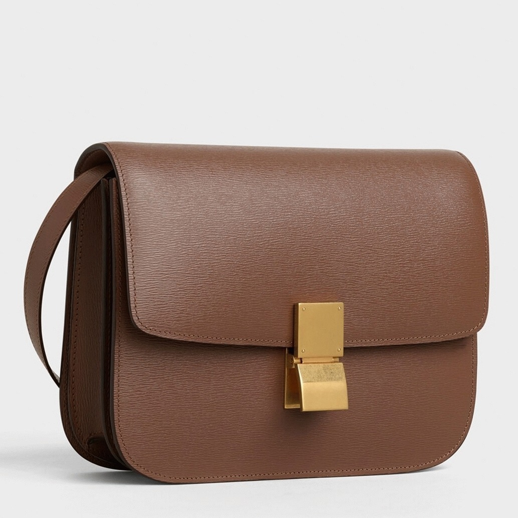Top Quality Replica Celine Classic Box Medium Bag In Camel